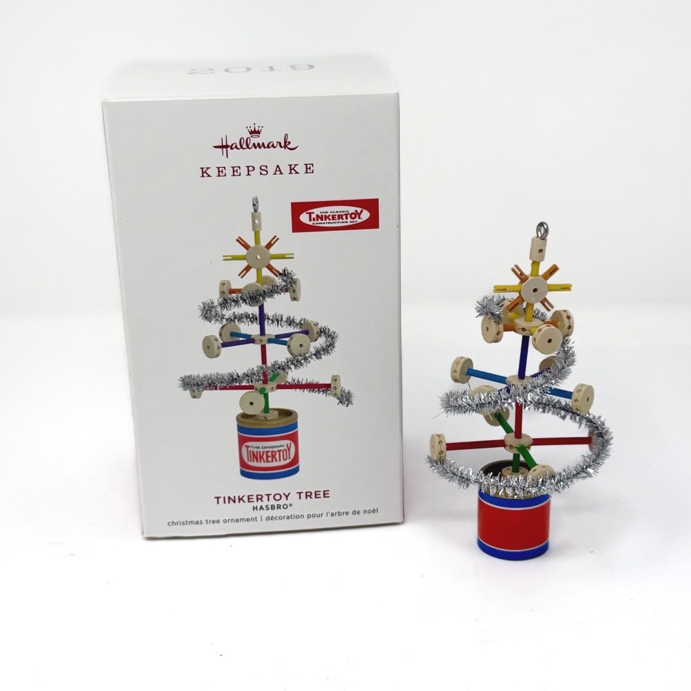 Hallmark Keepsake 2019 Tinkertoy Tree Ornament Hasbro Retro Nello Williams